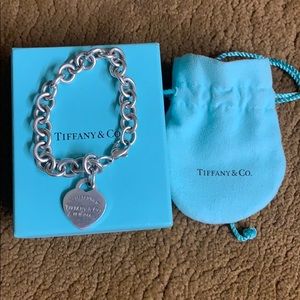 Original Tiffany & Co heart tag charm bracelet
